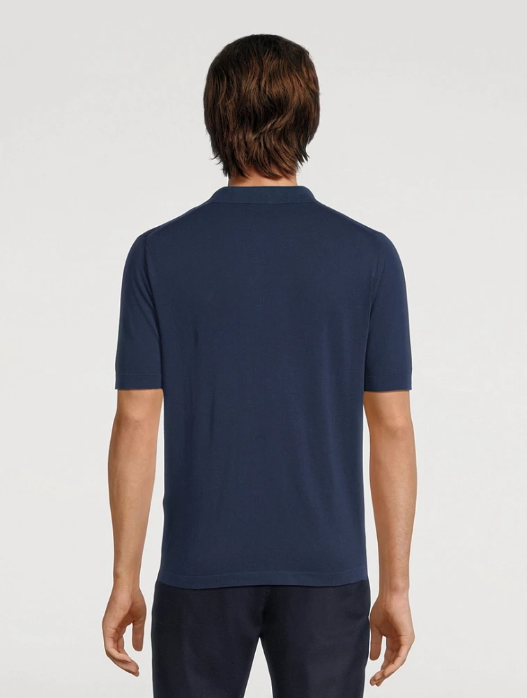 ELEVENTY Cotton Short-Sleeve Polo