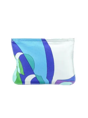 Emilio Pucci Printed Canvas Clutch