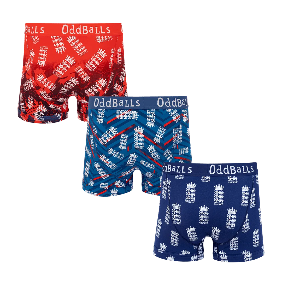 England Cricket Bundle - Mens Boxer Shorts 3 Pack Bundle