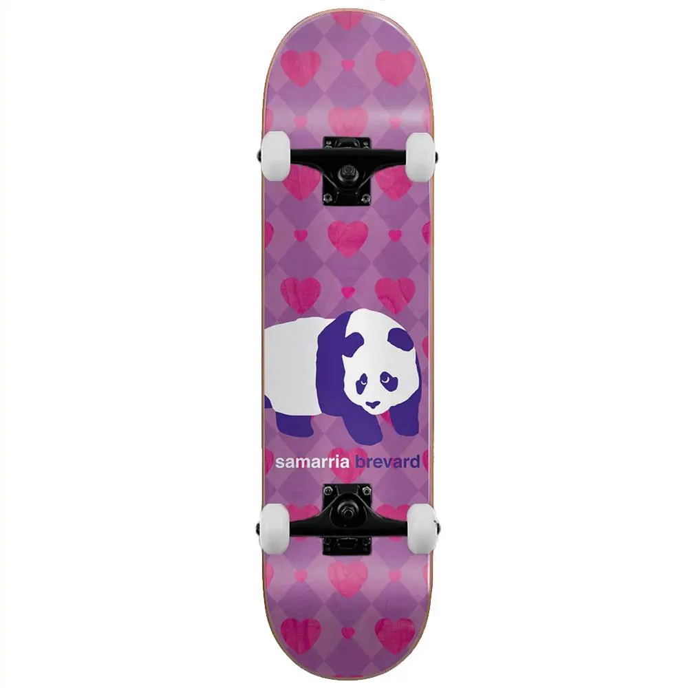 Enjoi Samarria Peekaboo Pro Panda Super Sap R7 Complete Skateboard Pink 8''