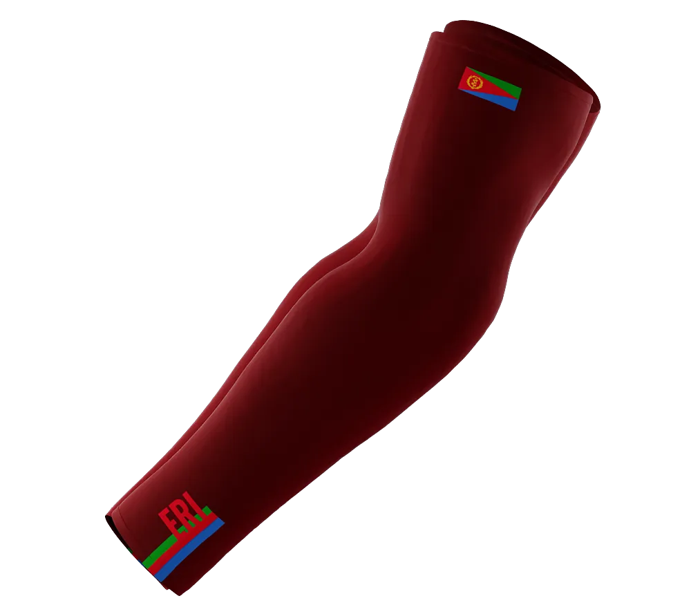 Eritrea Code Compression Arm Sleeves - Walking - Cycling - Running - Golf - Baseball - Basketball