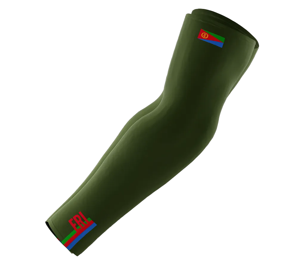 Eritrea Code Compression Arm Sleeves - Walking - Cycling - Running - Golf - Baseball - Basketball