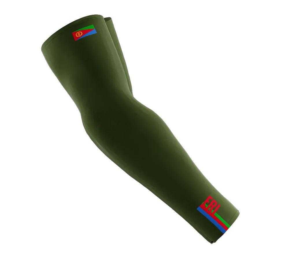 Eritrea Code Compression Arm Sleeves - Walking - Cycling - Running - Golf - Baseball - Basketball