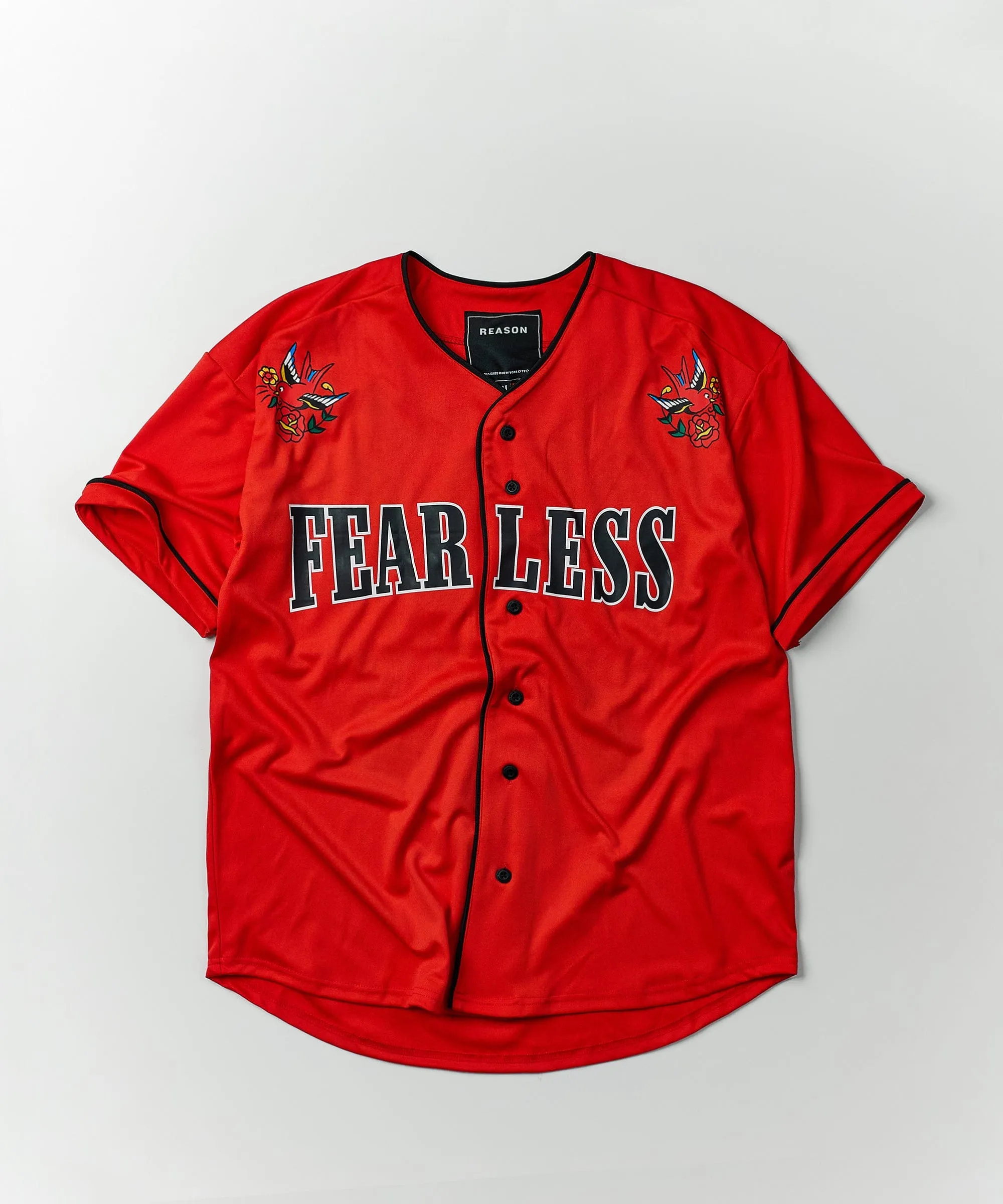 Fearless Baseball Jersey - Red