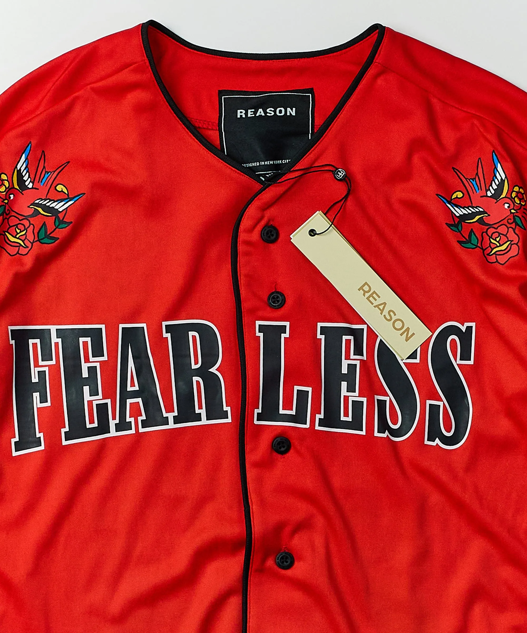 Fearless Baseball Jersey - Red