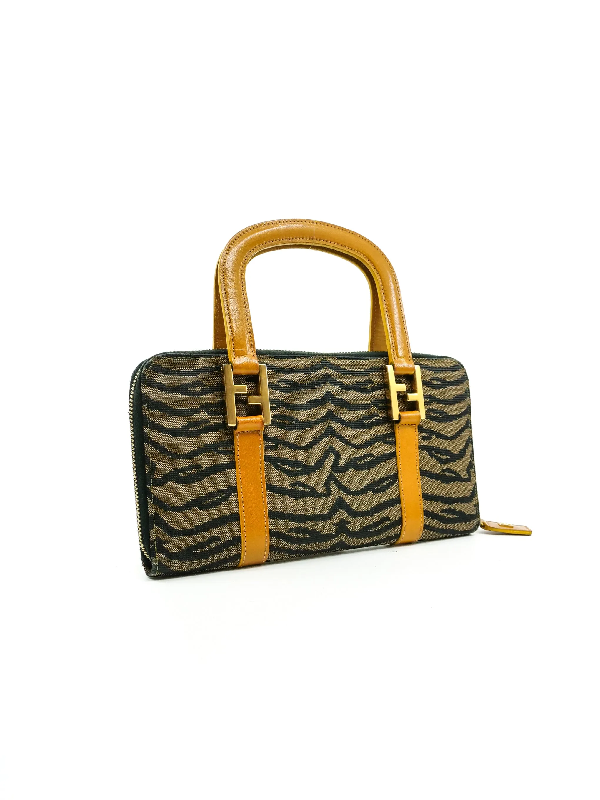 Fendi Top Handle Wallet Clutch