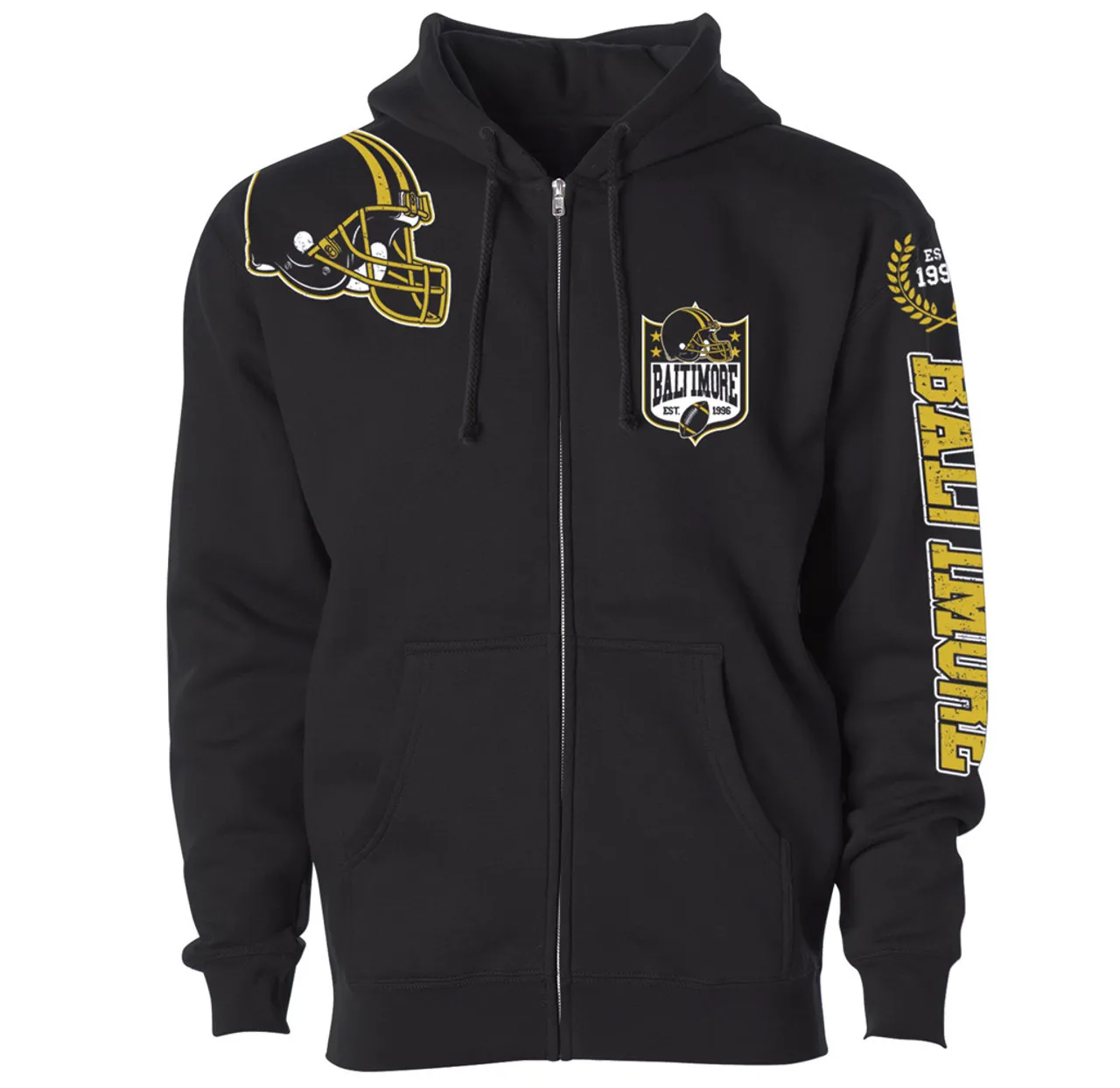 Football Home Team Zip-up Hoodie