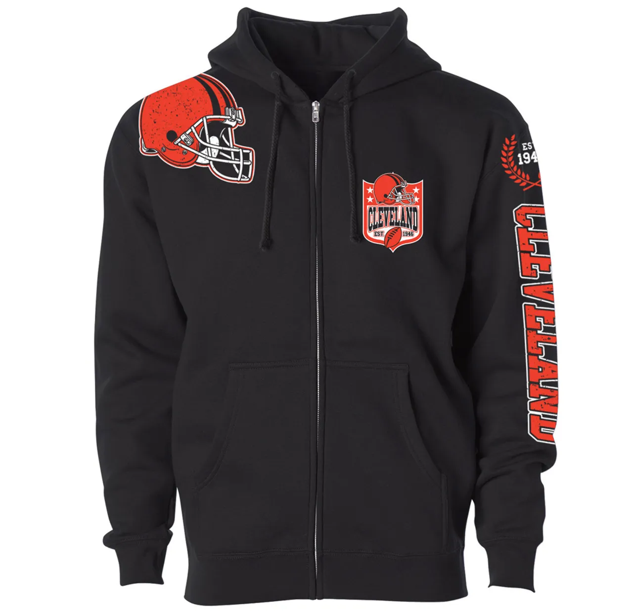 Football Home Team Zip-up Hoodie