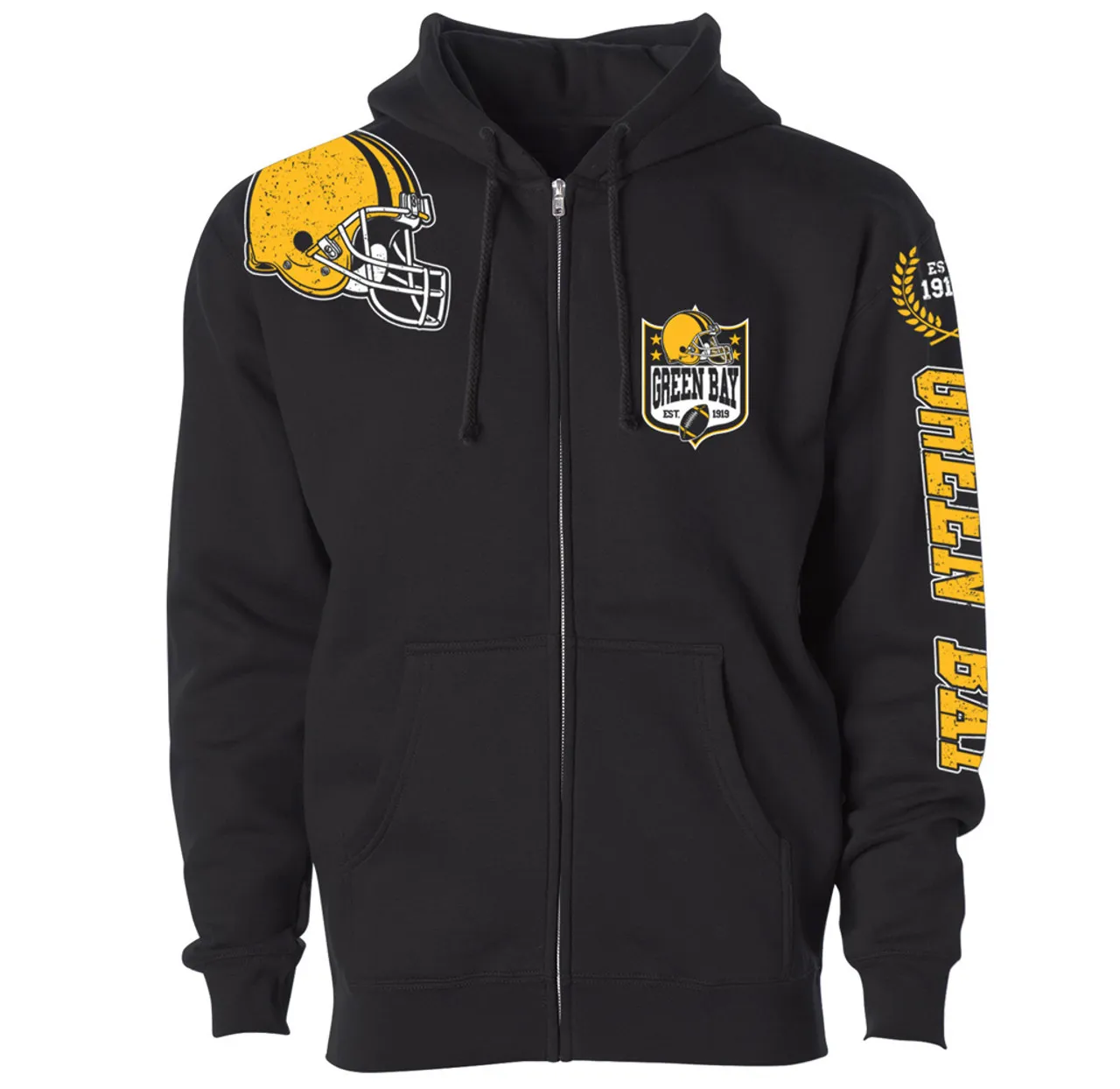 Football Home Team Zip-up Hoodie