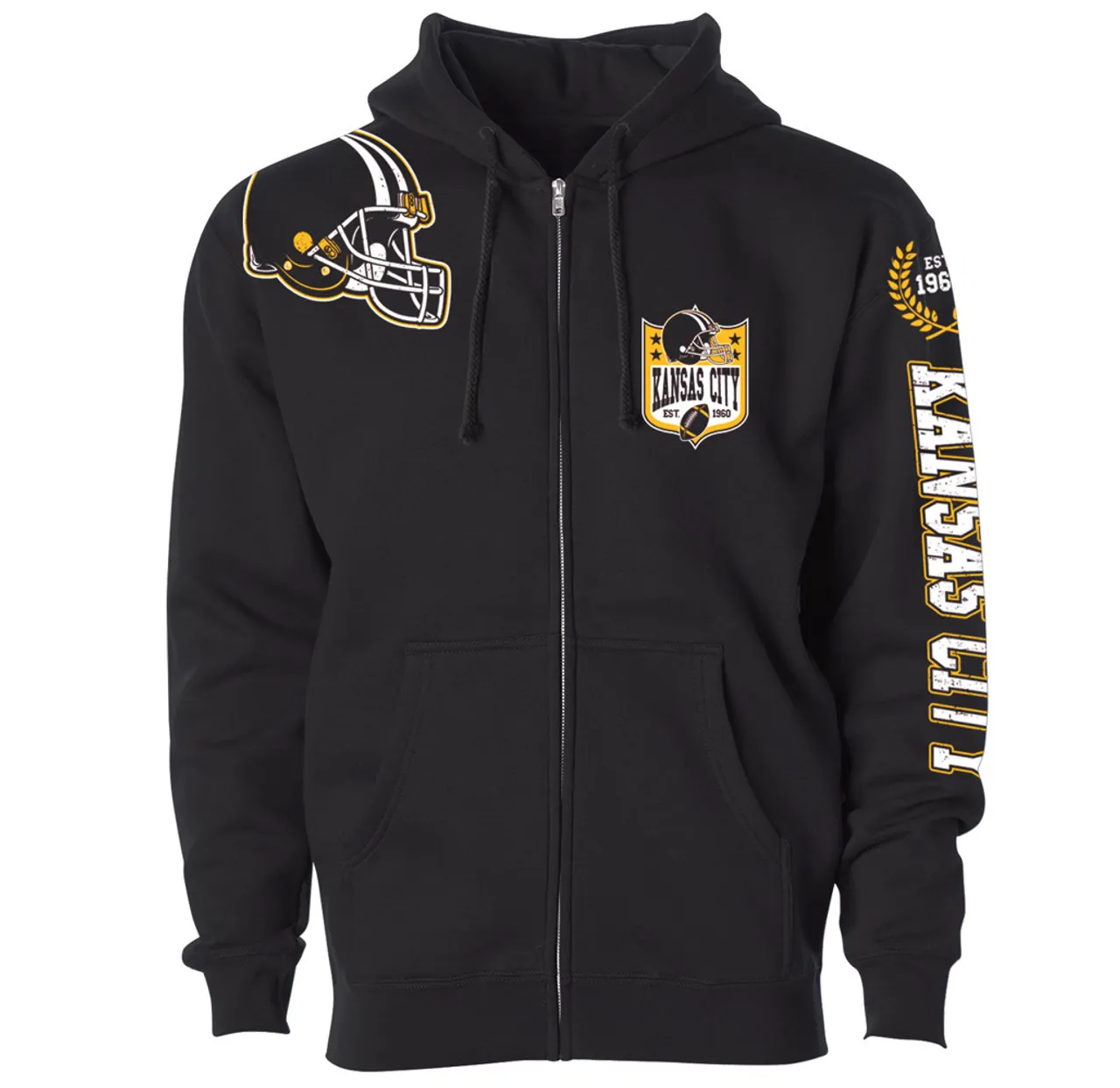 Football Home Team Zip-up Hoodie