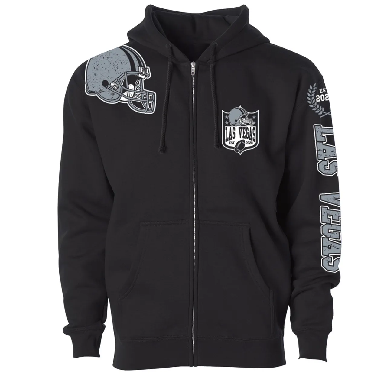 Football Home Team Zip-up Hoodie