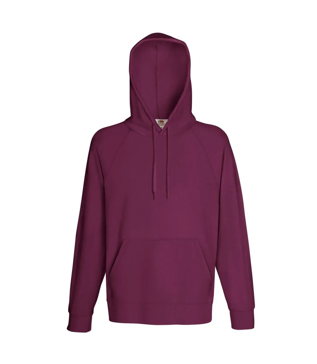 Fruit Of The Loom Mens Lightweight Hooded Sweatshirt / Hoodie (240 GSM) (Burgundy) - UTBC2654