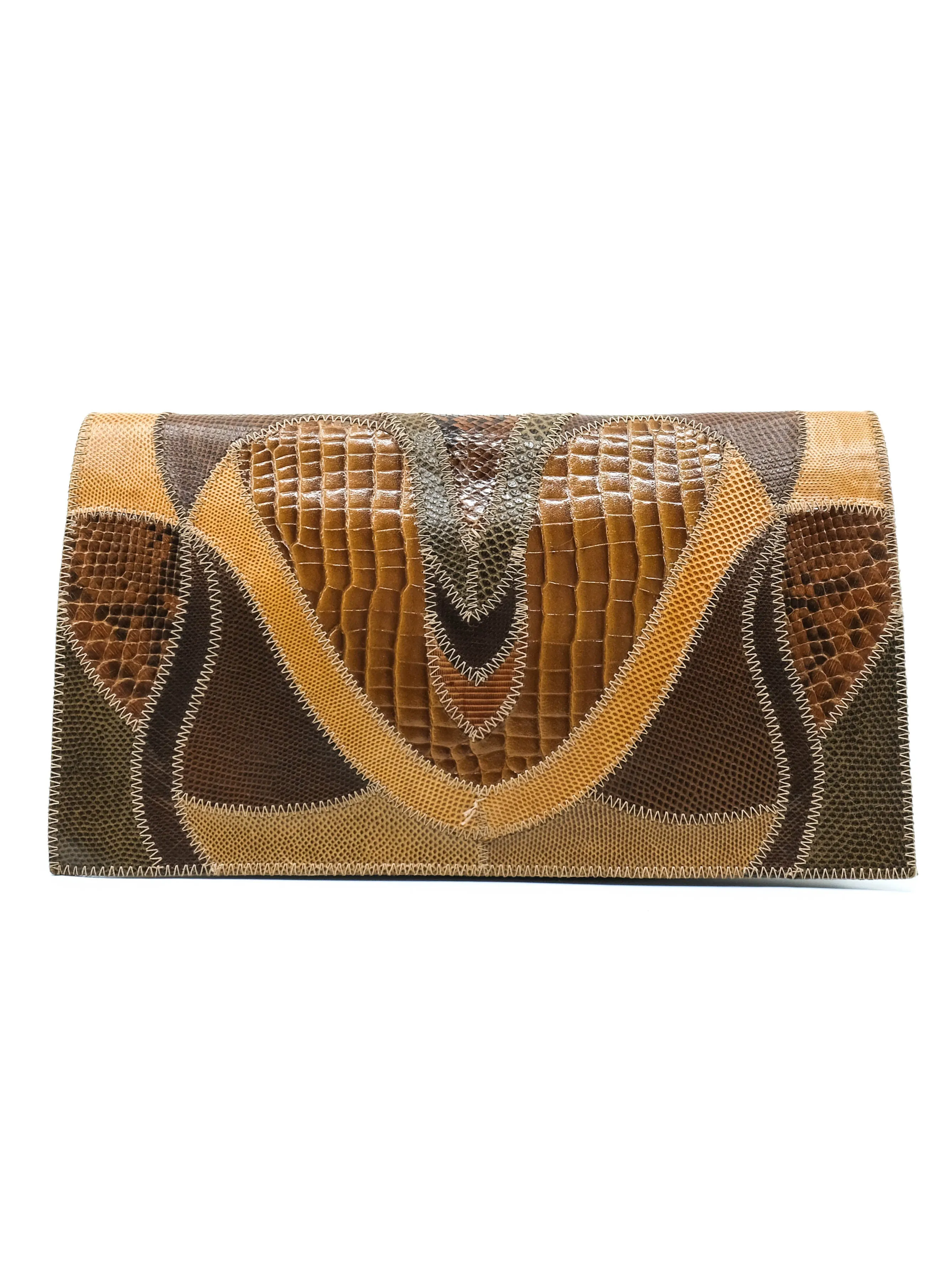 Furst and Mooney Patchwork Clutch