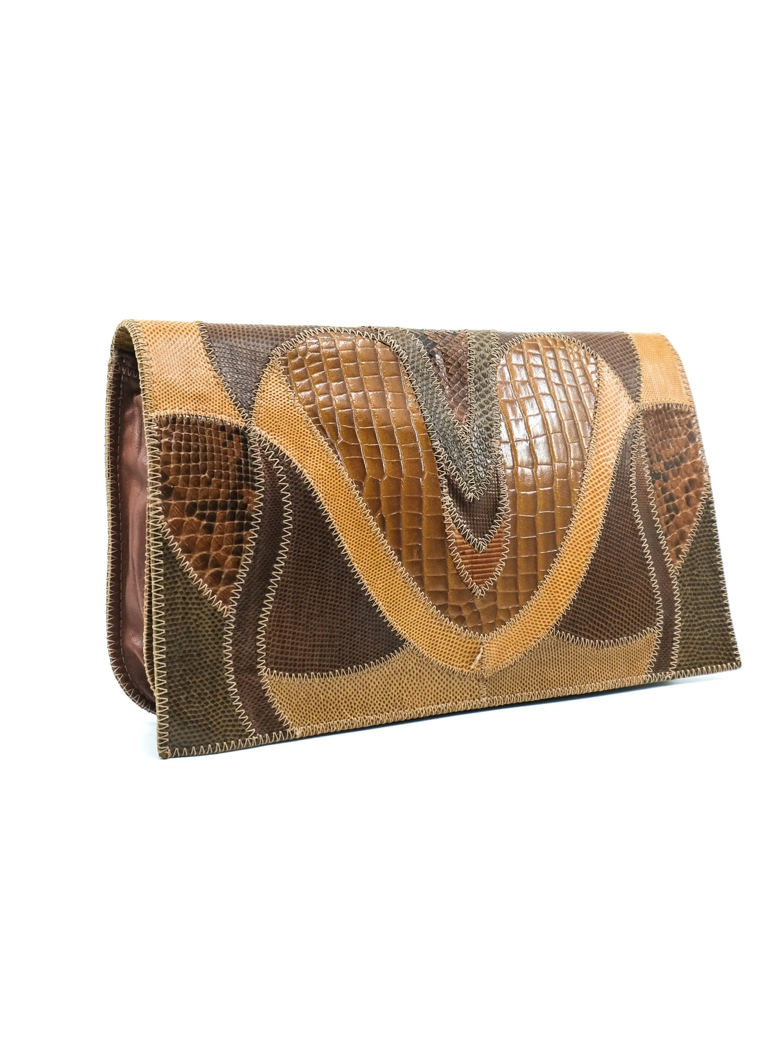 Furst and Mooney Patchwork Clutch