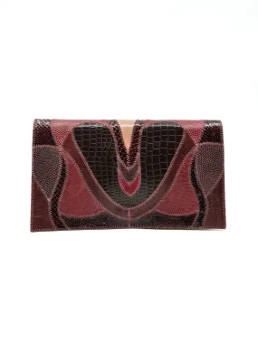 Furst and Mooney Patchwork Envelope Clutch