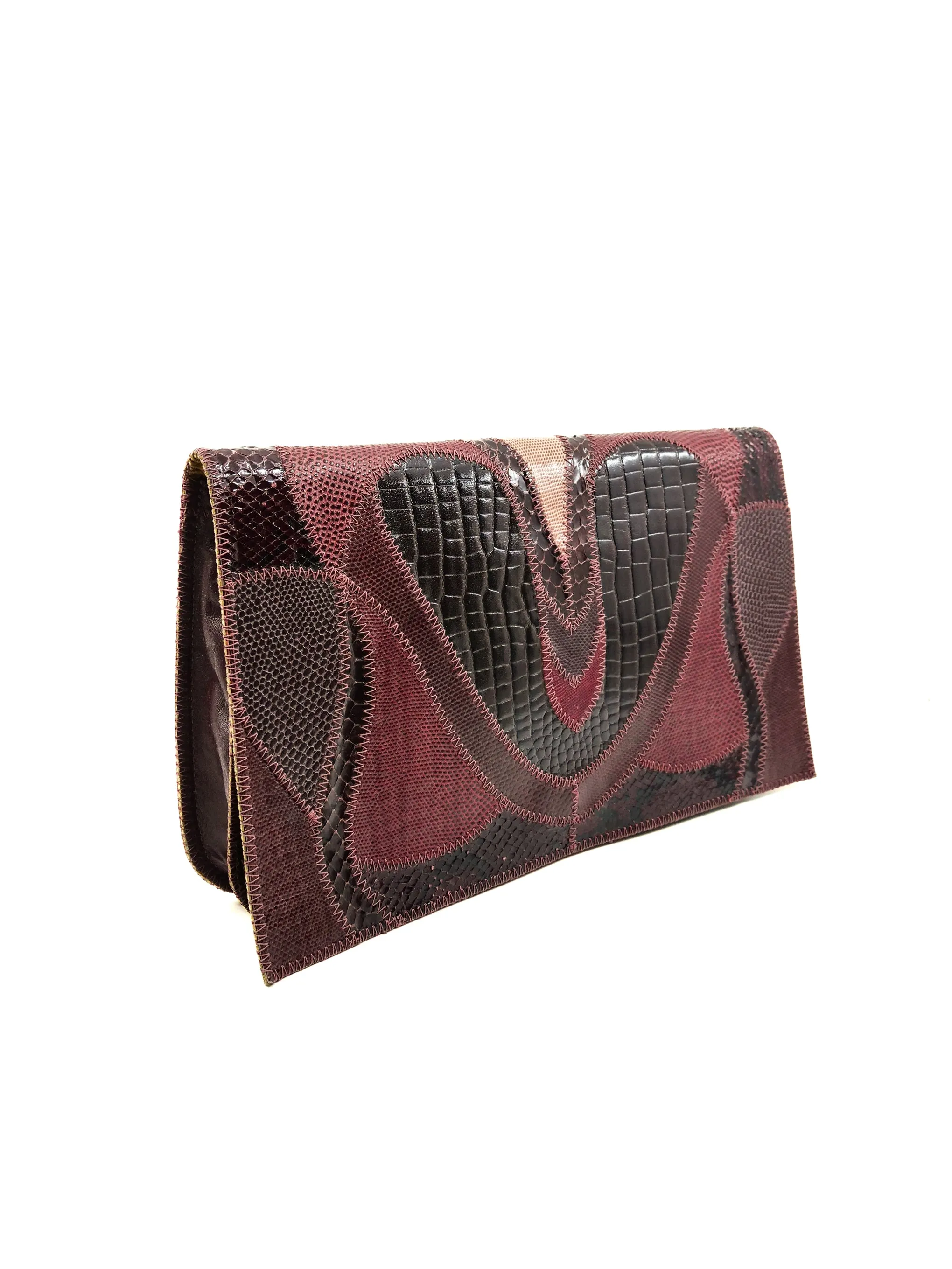 Furst and Mooney Patchwork Envelope Clutch