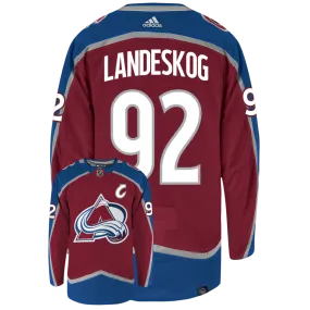 Gabriel Landeskog Colorado Avalanche Adidas Primegreen Authentic NHL Hockey Jersey     