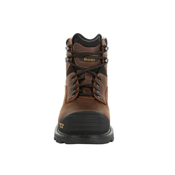 Georgia Boot Men's Rumbler Black and Brown Composite Toe Waterproof Work Boot GB00284