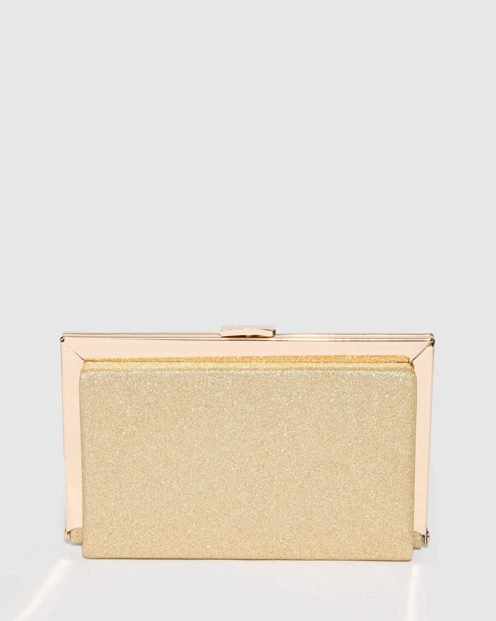 Gold Aisha Clutch Bag