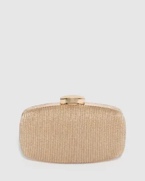 Gold Classic Hardcase Clutch Bag