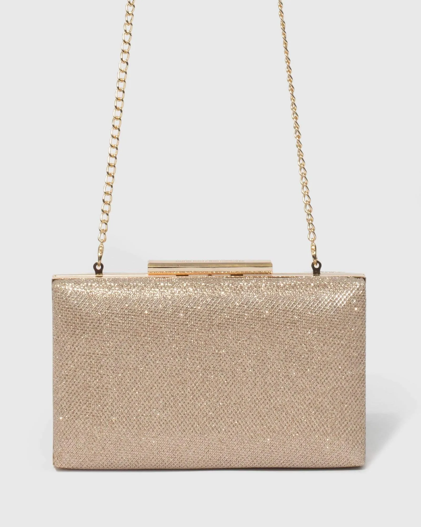 Gold Jaimi Clutch Bag