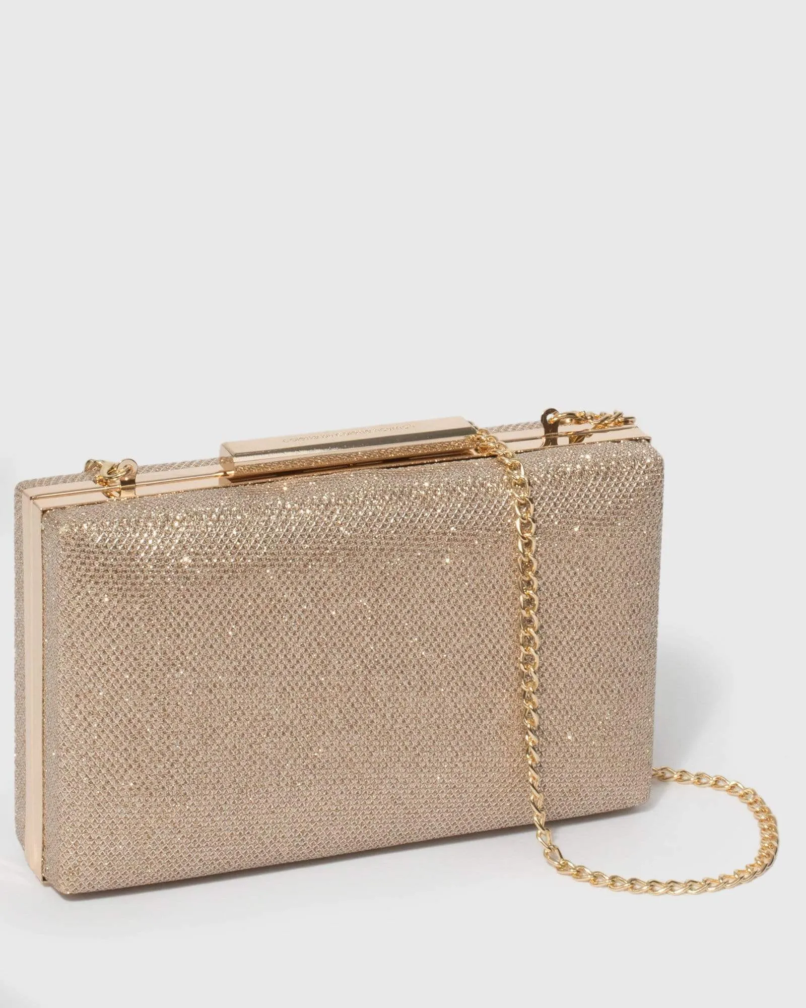 Gold Jaimi Clutch Bag