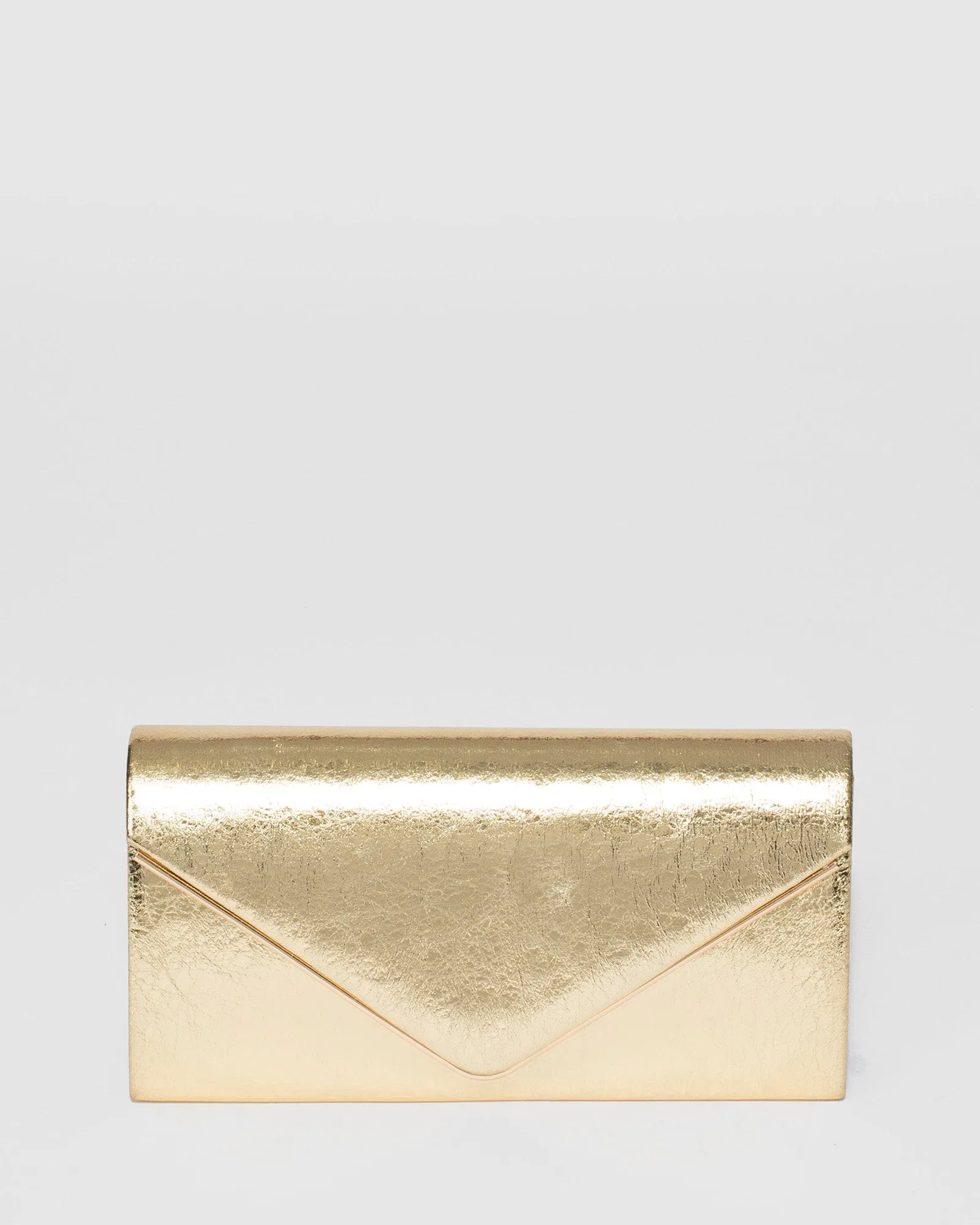 Gold Sammie Clutch Bag