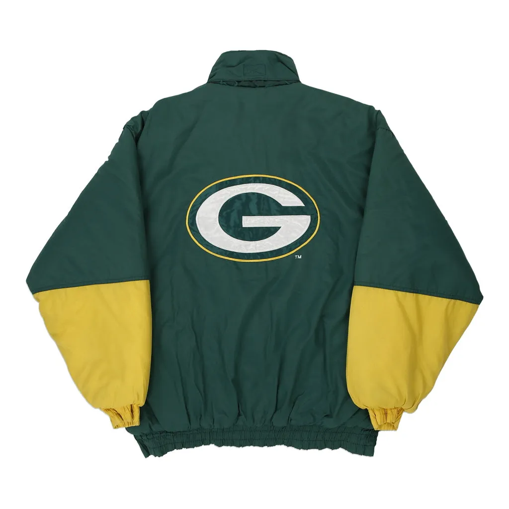 Green Bay Packers Logo 7 NFL Jacket - Large Green Polyester Blend