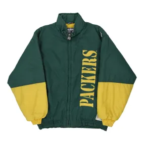 Green Bay Packers Logo 7 NFL Jacket - Large Green Polyester Blend