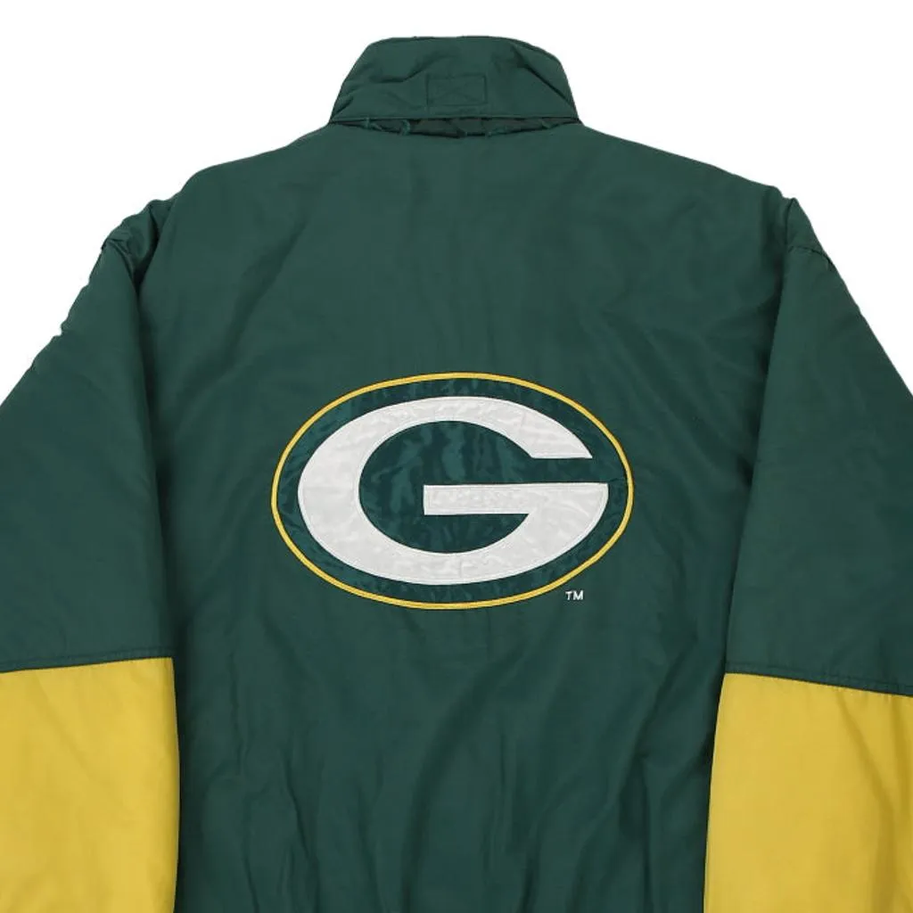 Green Bay Packers Logo 7 NFL Jacket - Large Green Polyester Blend