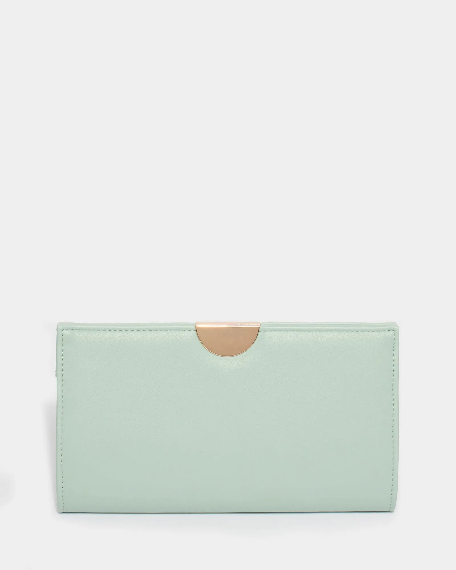 Green Carlie Clutch Bag