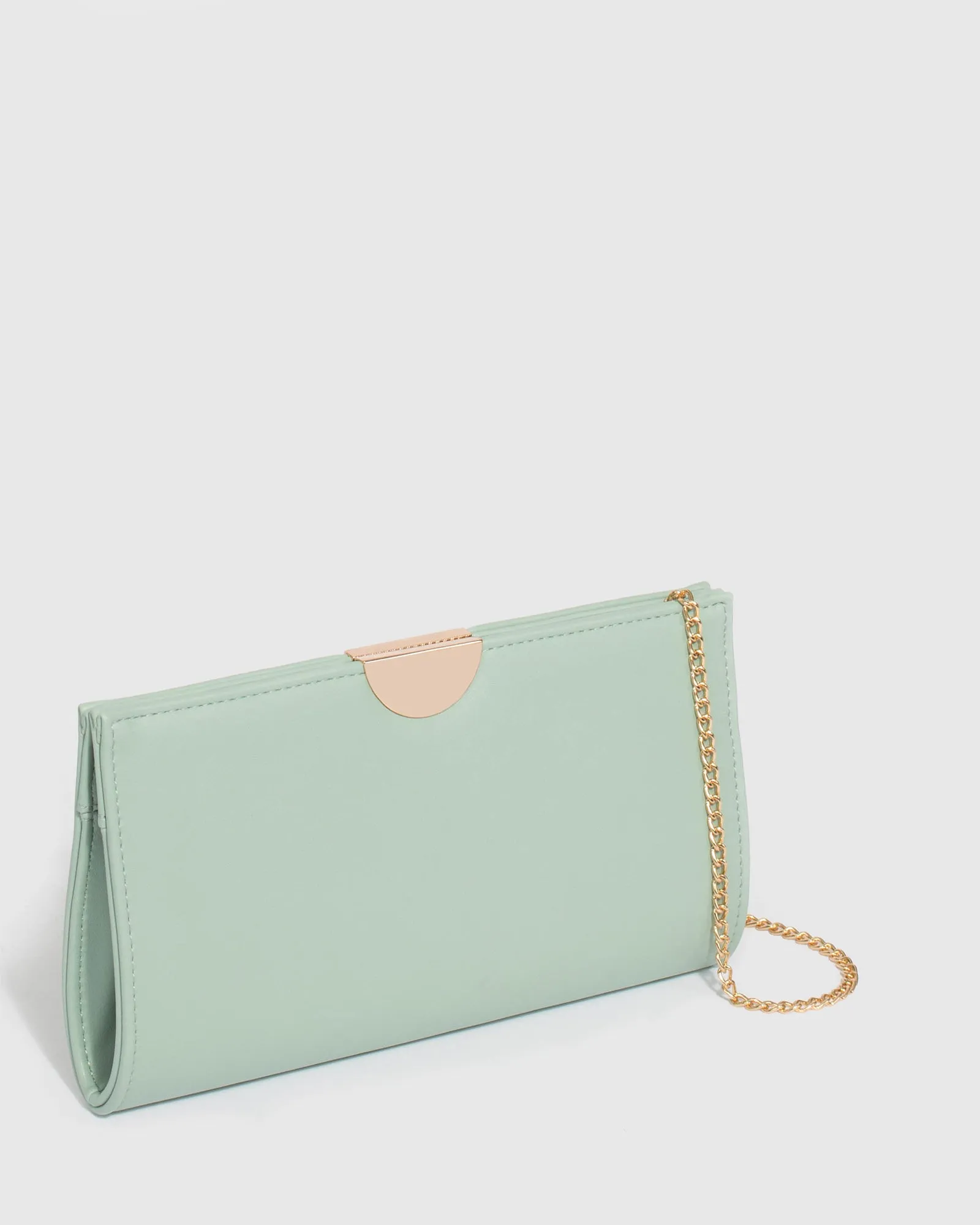 Green Carlie Clutch Bag