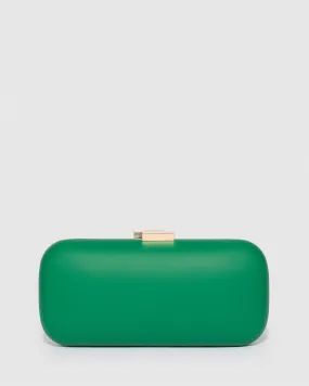 Green Rosie Hardcase Clutch Bag