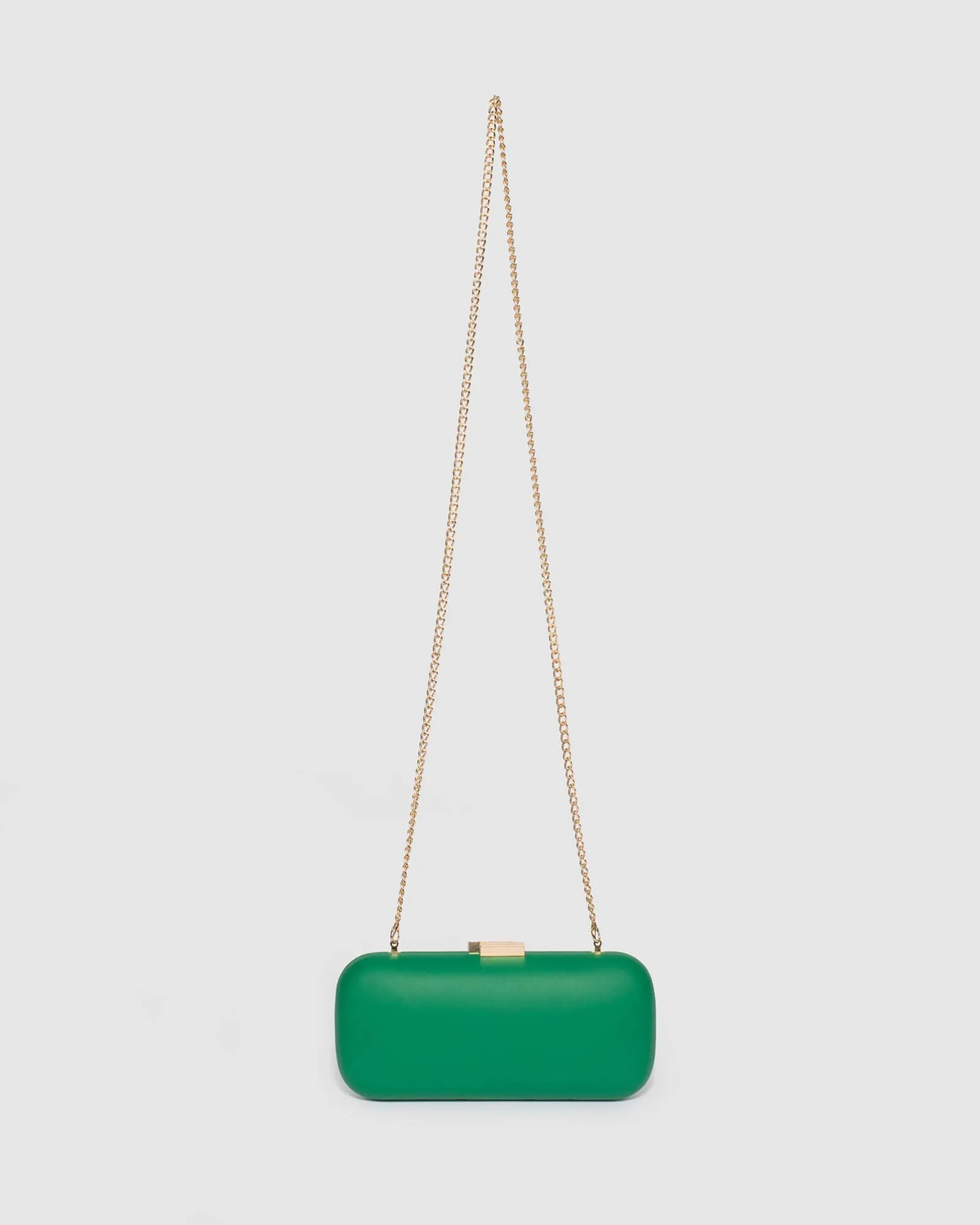 Green Rosie Hardcase Clutch Bag