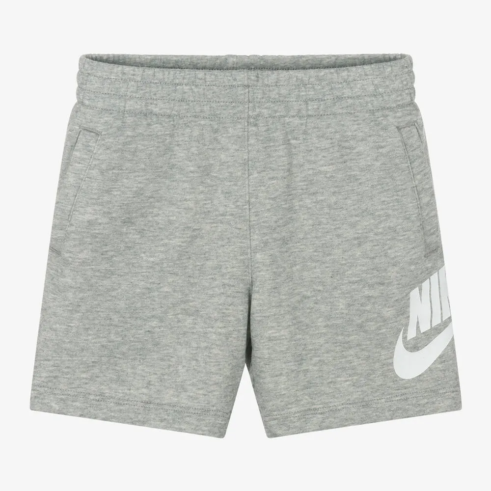 Grey Cotton Jersey Shorts