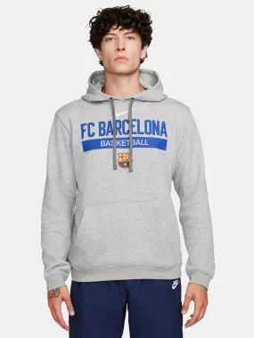 Grey Hoodie FC Barcelona Basketball