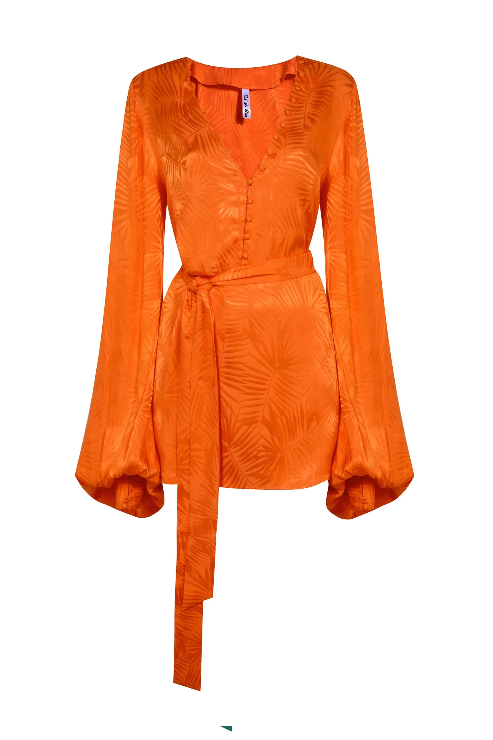 Harlequin Dress Orange