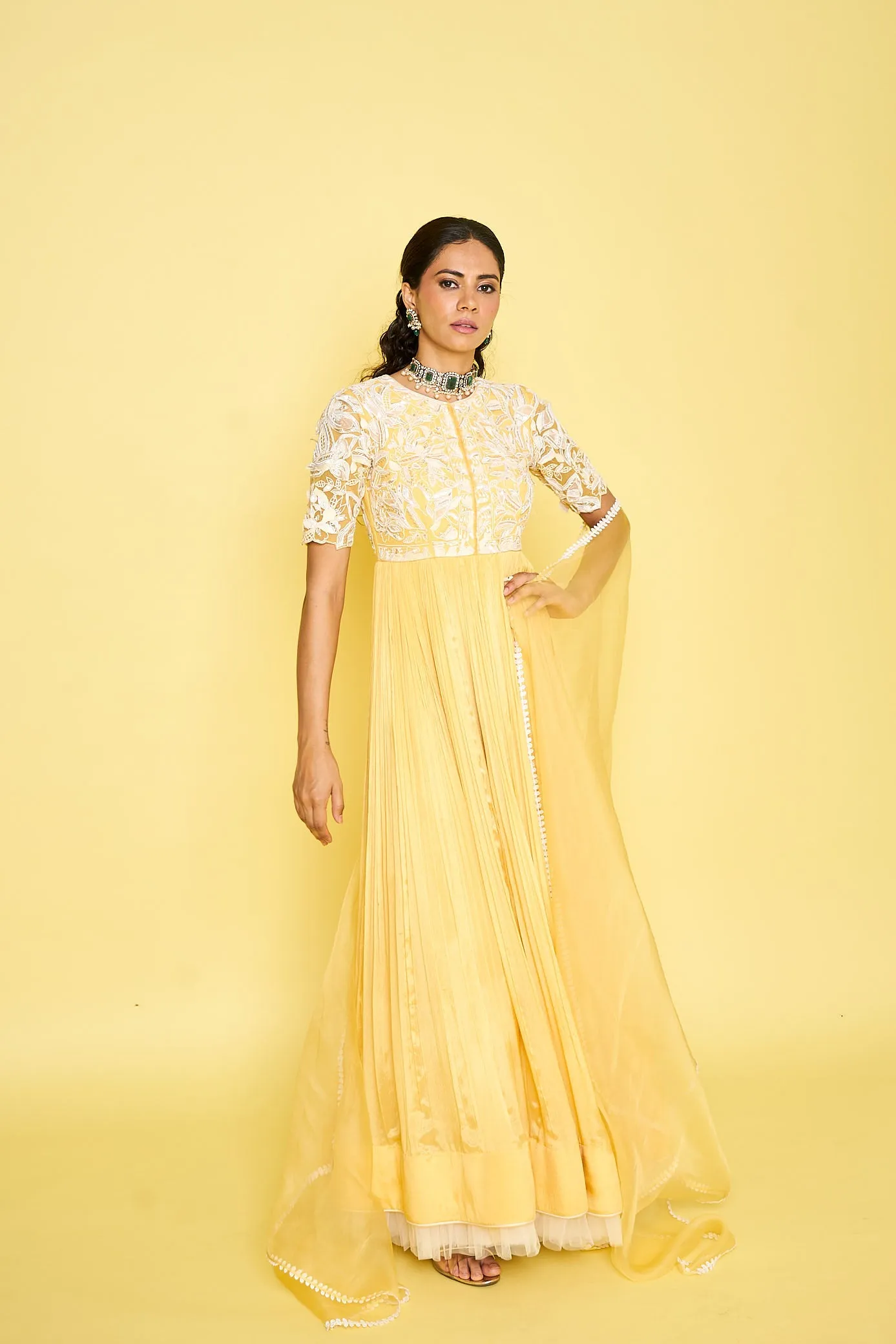 HELEN DRESS - CANARY