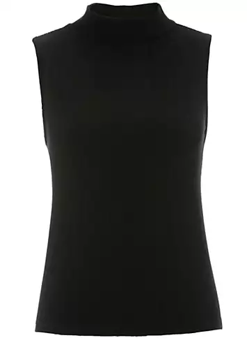 High Neck Vest Top by Aniston | Look Again