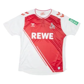 HUMMEL 1.FC KOLN Mens Football Shirt Jersey Red 2XL