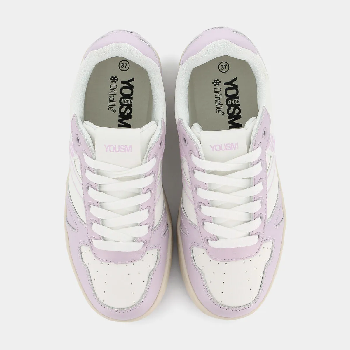 HZ-E24D-05BIANCO/LAVANDA- SNEAKERS