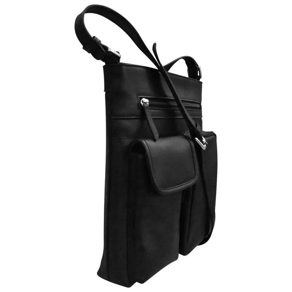 Ili New York Black Crossbody Bag (Women's)