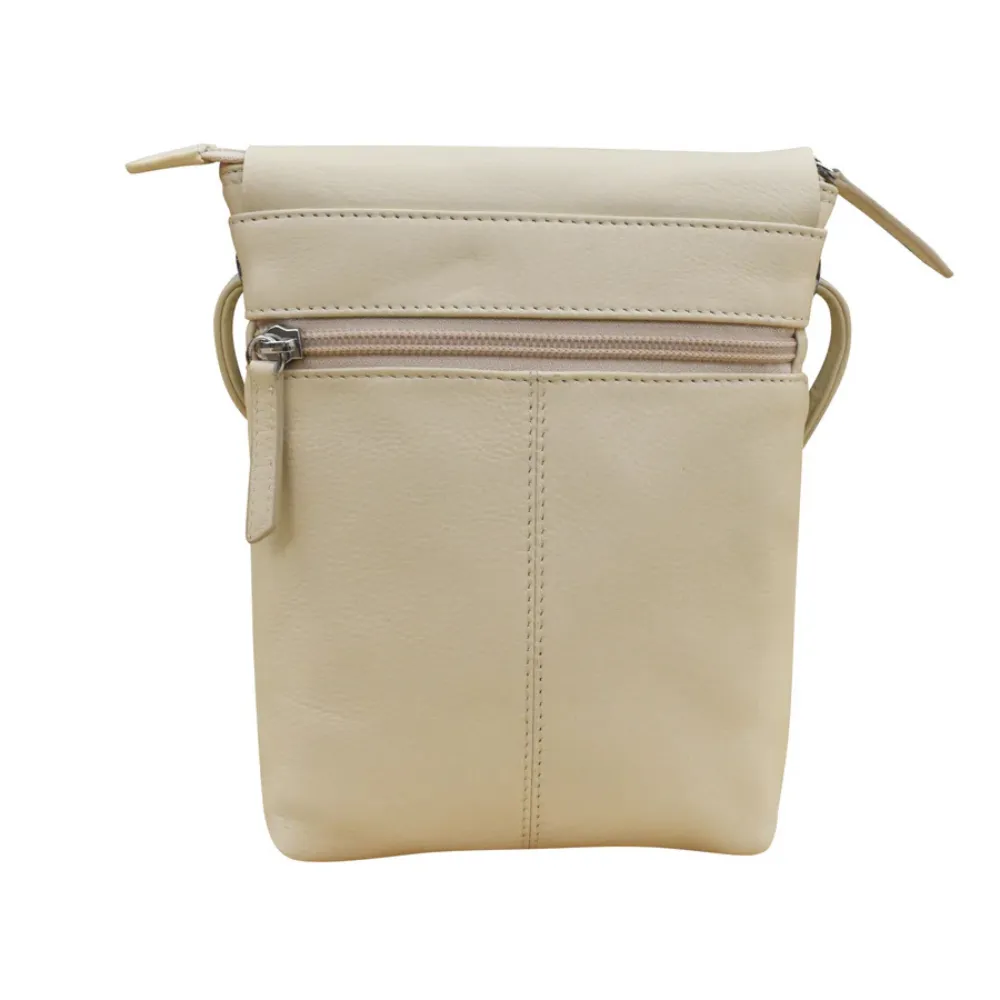 ili New York Small Canada Bone Crossbody Bag (Women's)