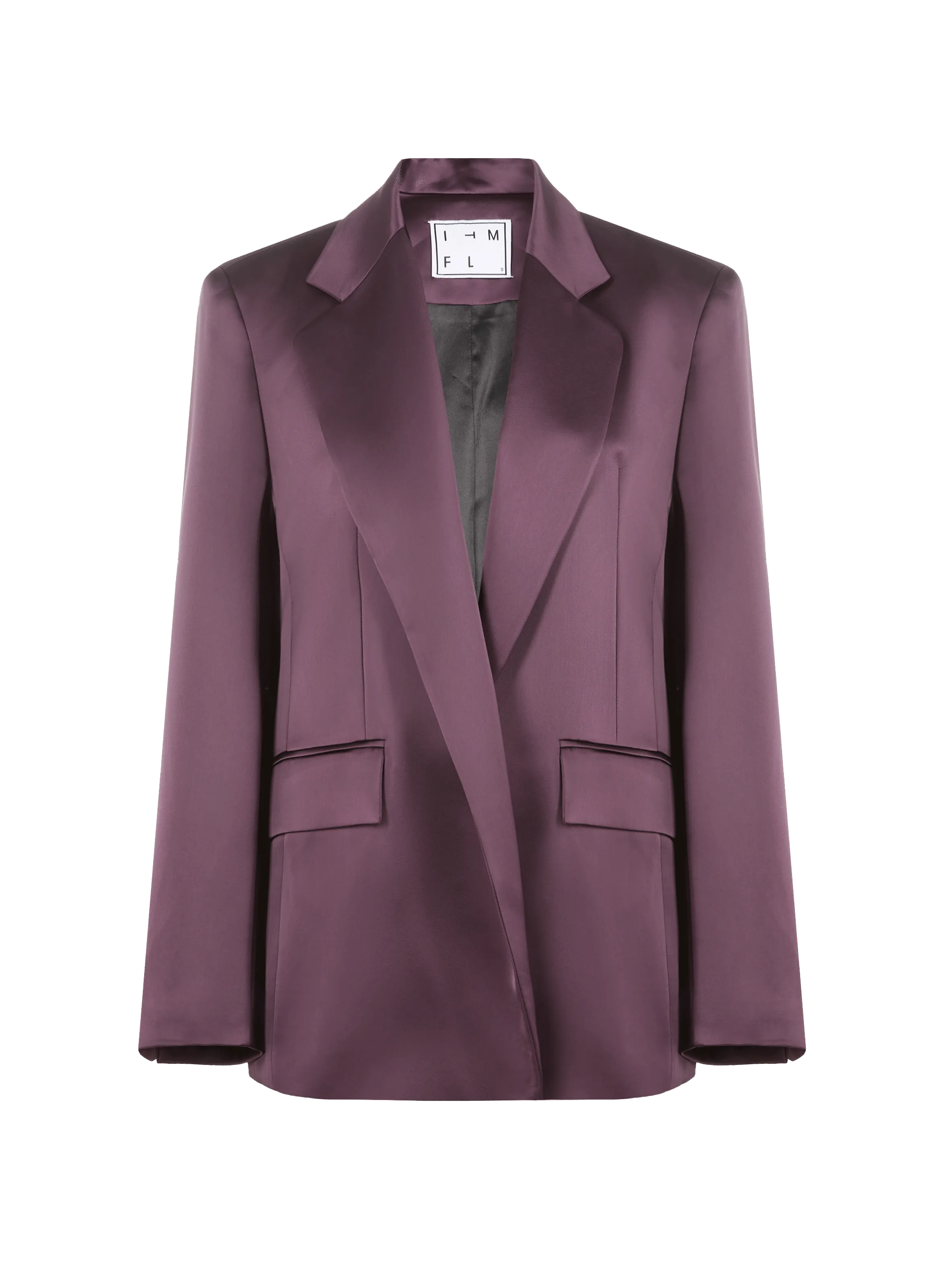 In the mood for love  Lycia satin jacket - Purple