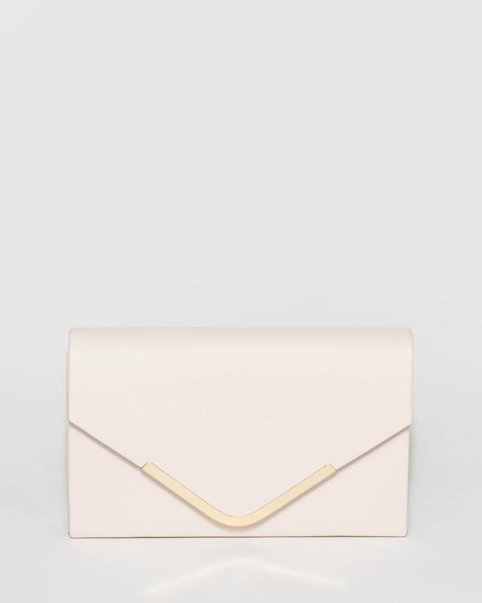 Ivory Lila Envelope Clutch Bag