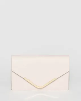 Ivory Lila Envelope Clutch Bag