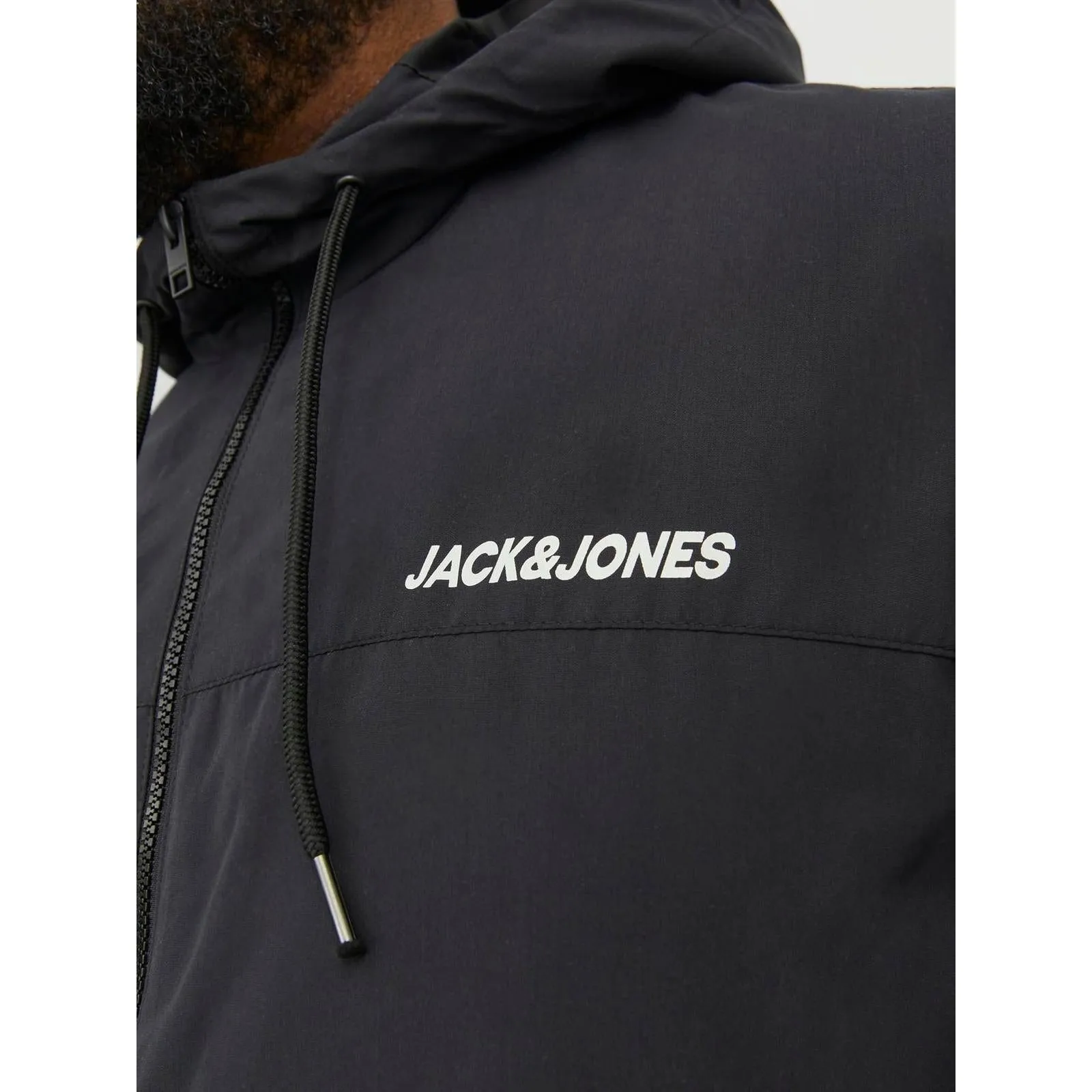 Jack & Jones Mens Rush Big & Tall Full Zip Hoodie