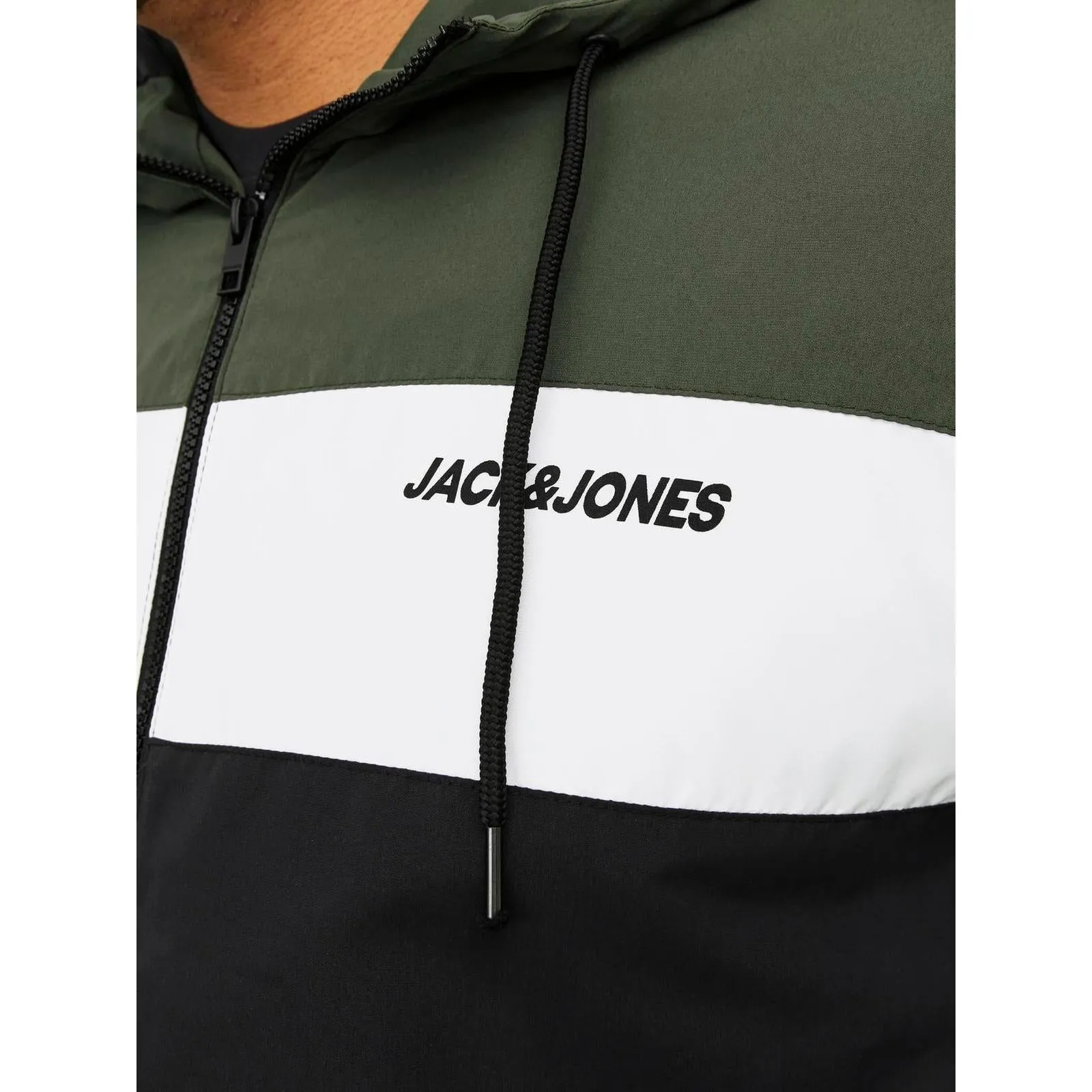 Jack & Jones Mens Rush Big & Tall Full Zip Hoodie