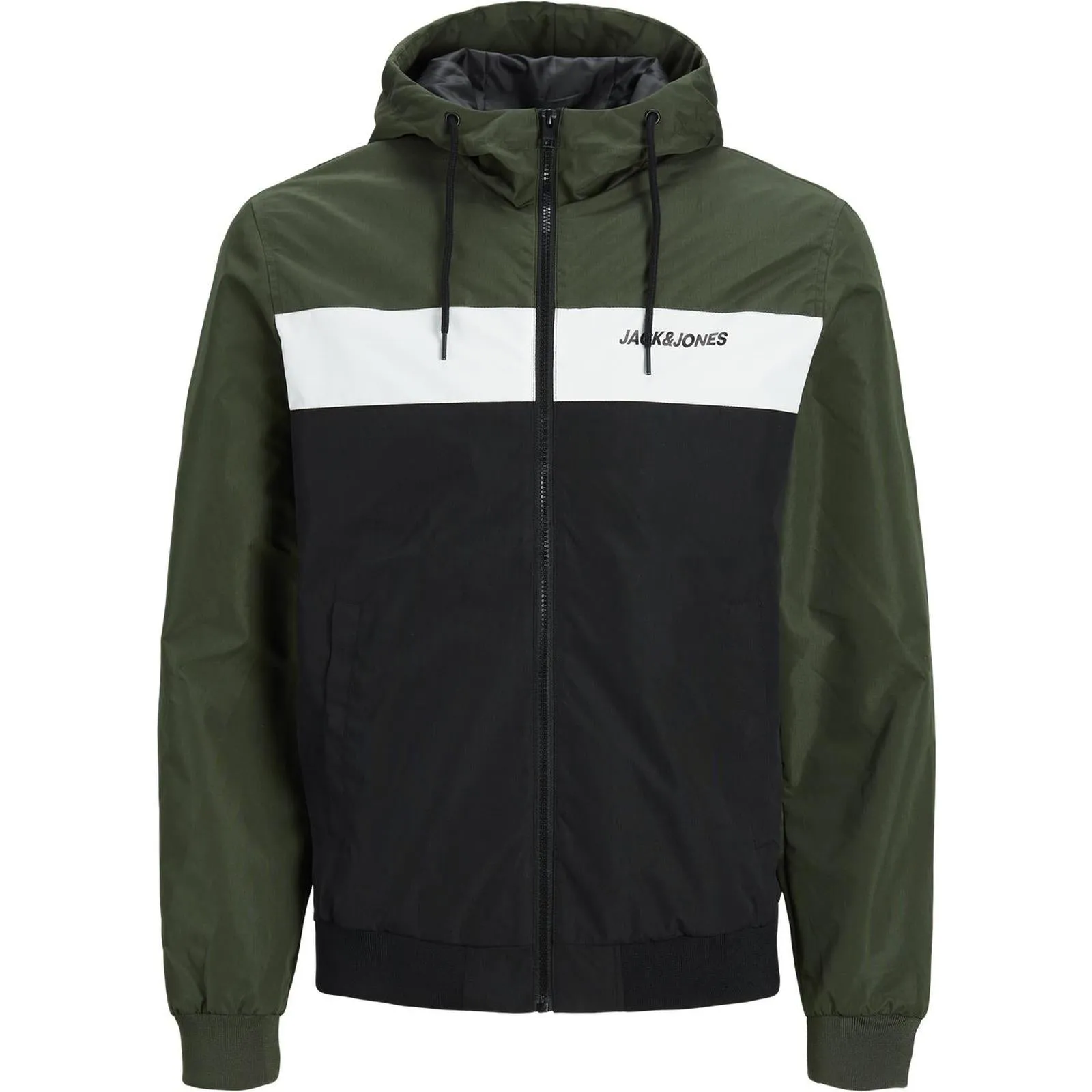 Jack & Jones Mens Rush Big & Tall Full Zip Hoodie