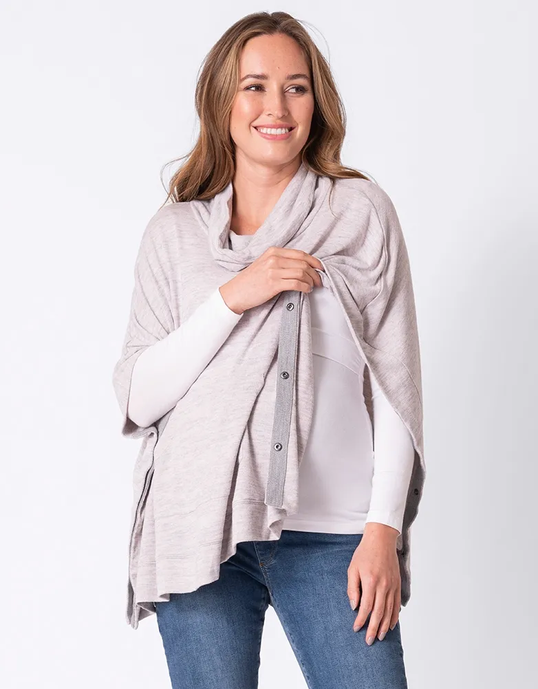 Jersey Maternity & Nursing Poncho